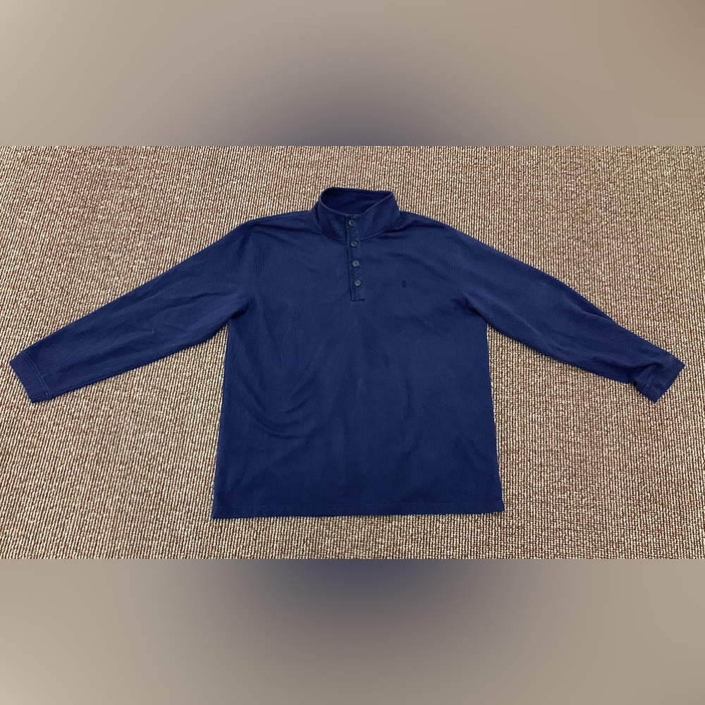 Men's XL Navy Blue Izod Saltwater Relaxed Classics Shirt